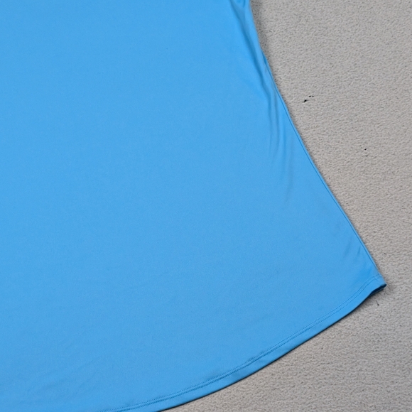 Under Armour Green Semi-Fitted Heat Gear Workout T-shirt Blue Women's Size Large - Picture 12 of 15